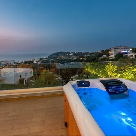 Flyviewflatsgold Privatehottub With Seaview Apartament Ixia (Rhodes)