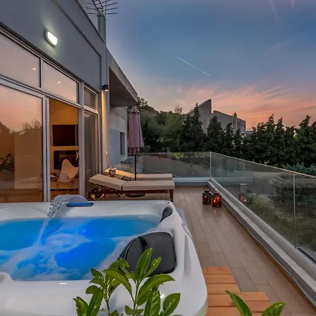 Flyviewflatsgold Privatehottub With Seaview Ixia (Rhodes)