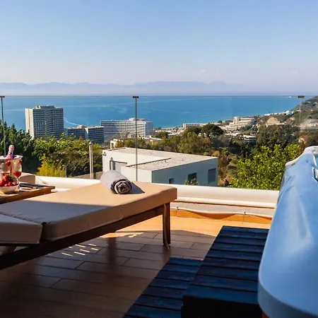 公寓 Flyviewflatsgold Privatehottub With Seaview 依克希亚