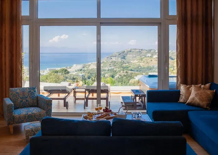 Flyviewflatsgold Privatehottub With Seaview * Ixia (Rhodes)