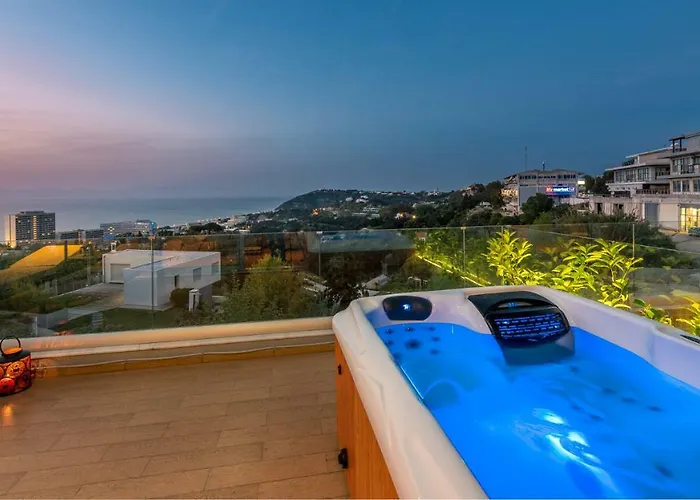 Flyviewflatsgold Privatehottub With Seaview アパート イキソス